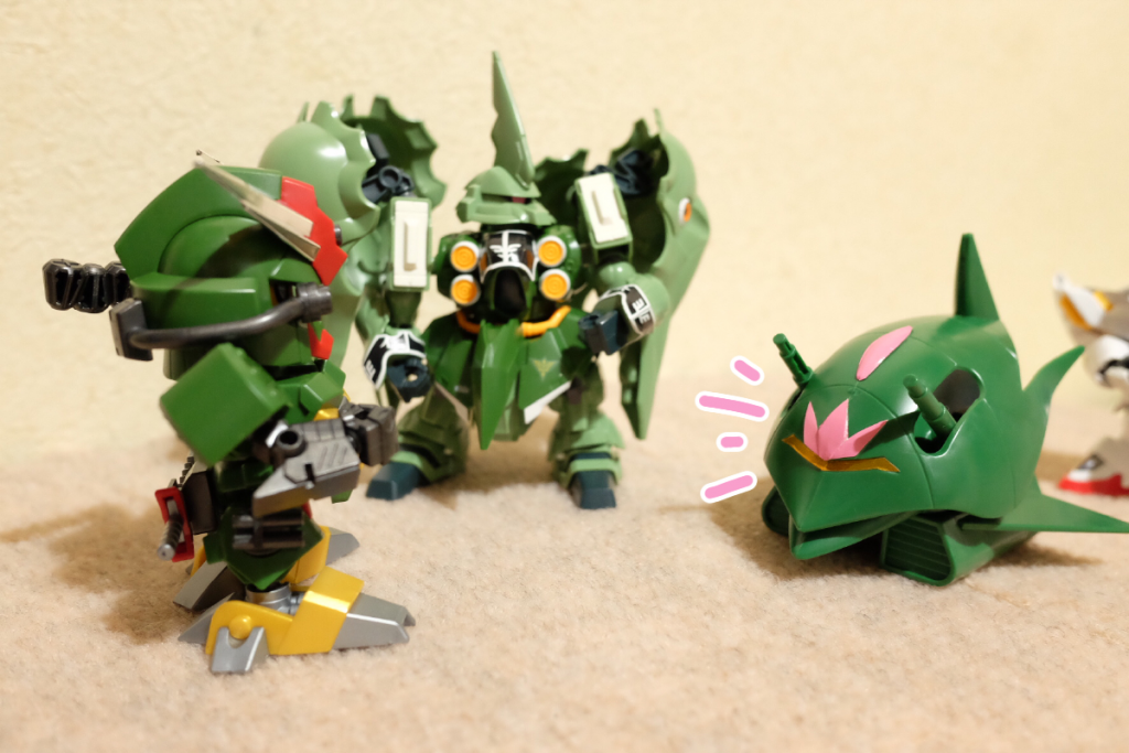 あの子:わたし、あなたを呼びにきたのよ。コマンドガンダムさん