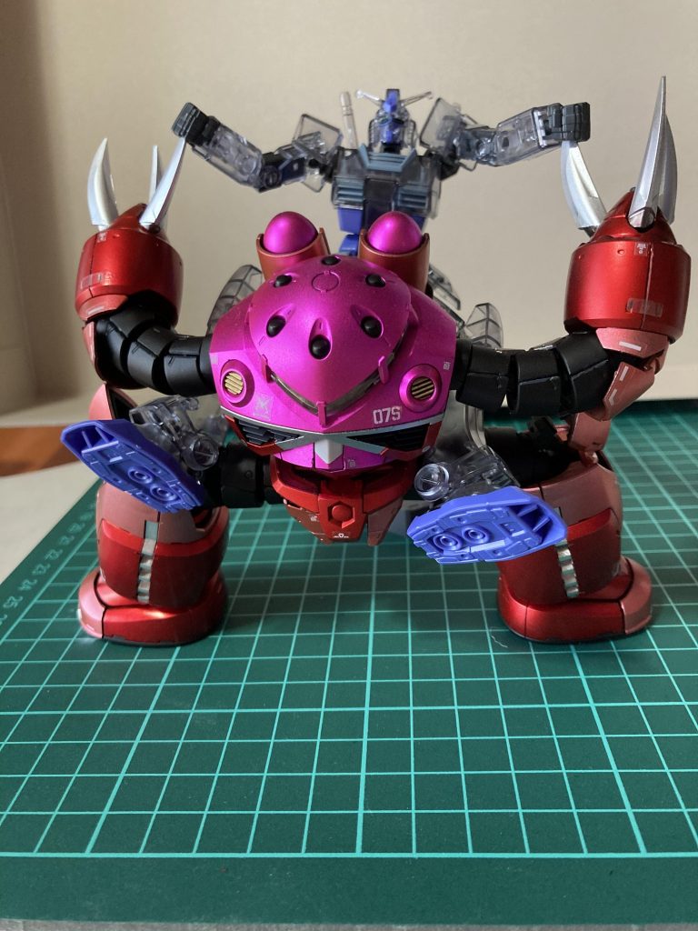 パロスペシャルを喰らうズゴックさん。笑(ﾟ∀ﾟ)