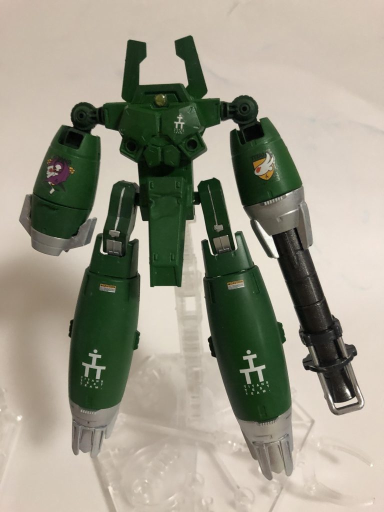 射撃メインのオプションアーマー大型バズーカと迫撃砲を装備