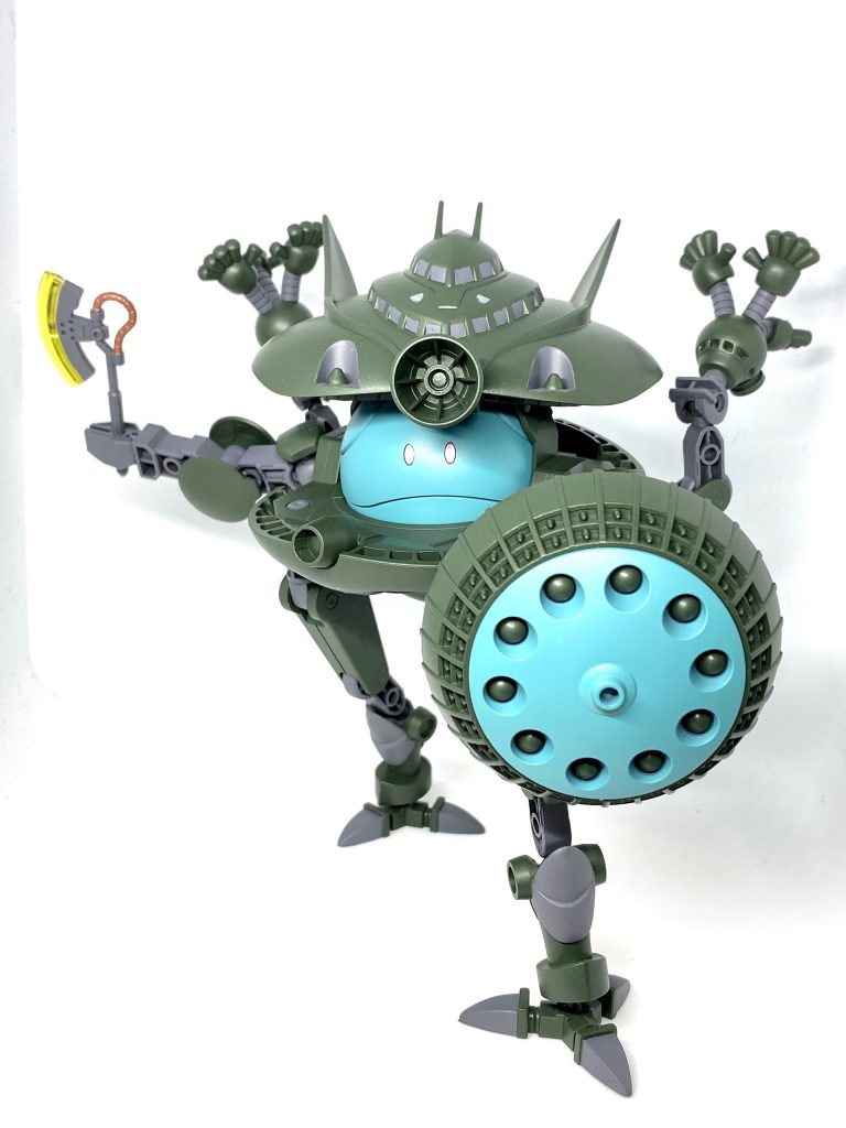 二足自立し、ヒートホークで撃墜！ギャン盾で防御力アップ！