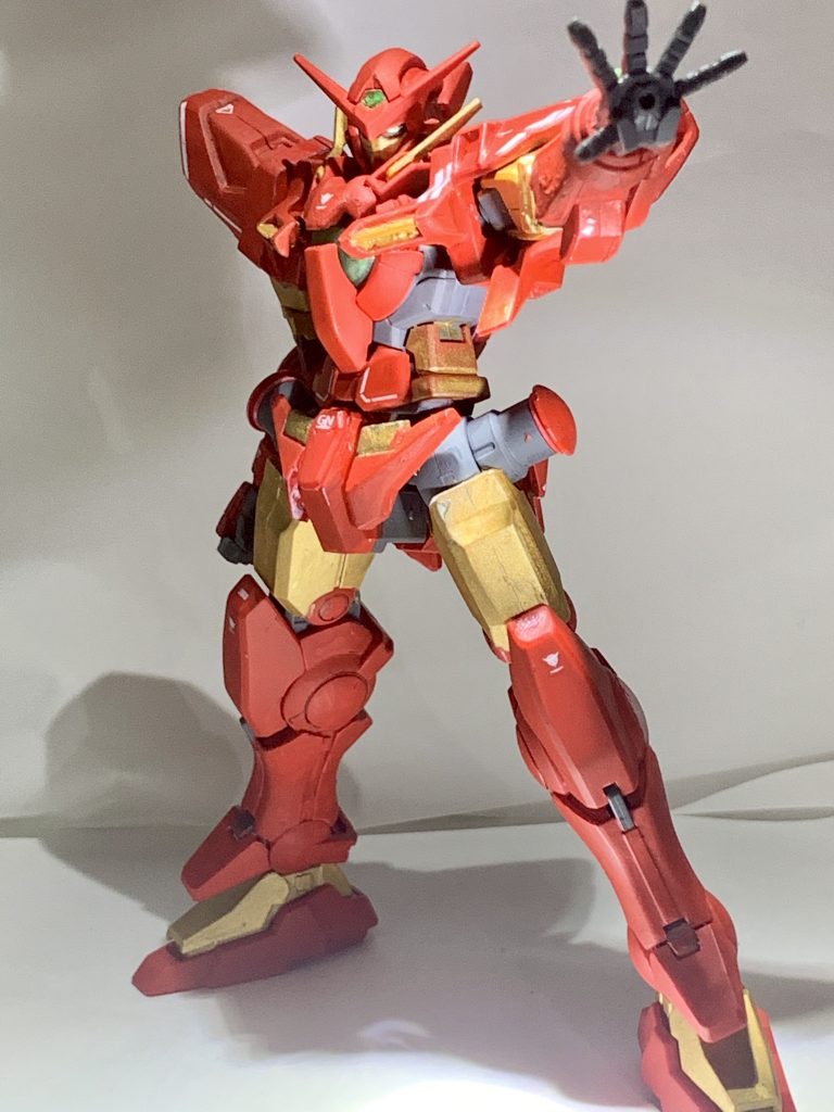 パッと思いついた妄想から最速最短で突き抜けて作ったけど結構気に入ってます!自分の赤染めシリーズ「シャーラ・レギオン」の新たなメンバーとして飾ります!