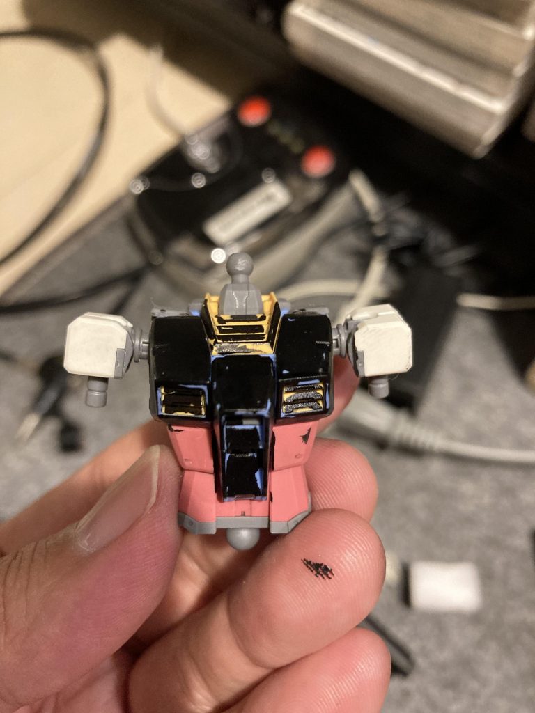 リアルタッチマーカーは大胆に塗ります。