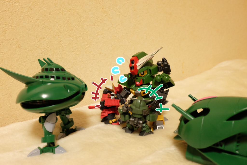 ザム:ほら、子供達もママと呼んでるぞ?コマンド:Mama!?