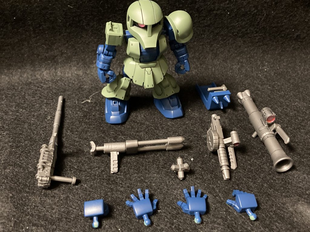 こういう装備一覧ってぇ男心を擽りますなぁ…有給休暇に思いっきり楽しめたSDCS．ハマってしまいそうです．