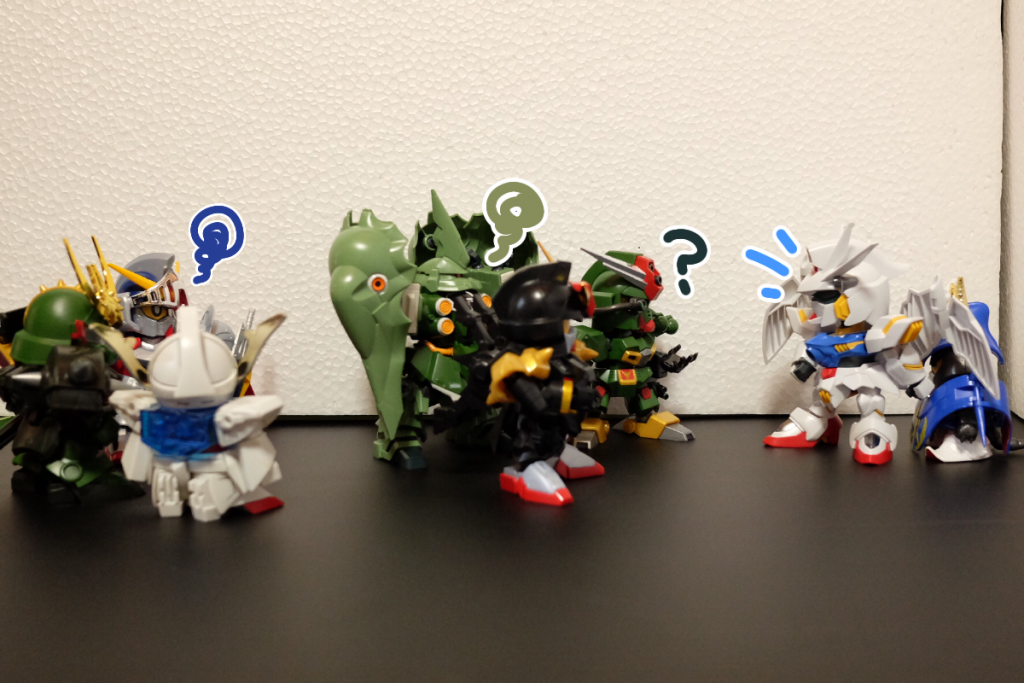 レギ:わたくし、無断憑依規制委員会のガンダムレギルスと申します。コマンド:むだ……?クシャ:長いな……