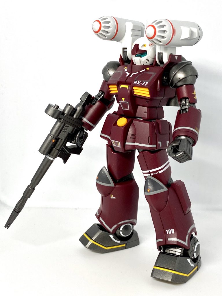 初めてのガンキャノン！丸太感がかわいい！そしてかっこいい！