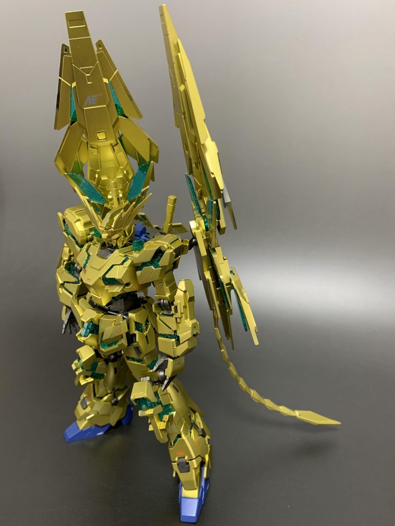 最後に俯瞰以上、UNICORN GUNDAM 03 PHOENIX“psychic”でした!最後まで読んでくださりありがとうございます!コロナの影響でガンプラ完成品は実に8ヶ月ぶりとなりました😅今回はリハビリも兼ねてのミキシングなしの作品でしたが、来月はミキシング作品を仕上げる予定ですので、楽しみにしていただけると嬉しいです!なにか意見、ご感想がありましたらよろしくお願いします🤩