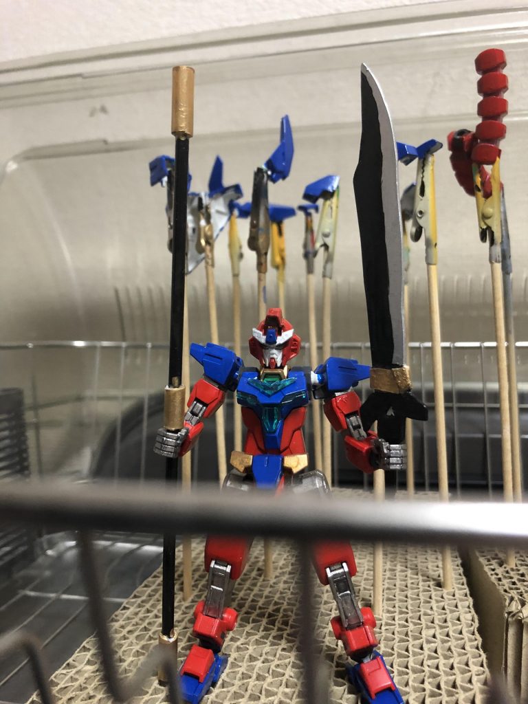 乾燥を終え待ちきれず、組んでました