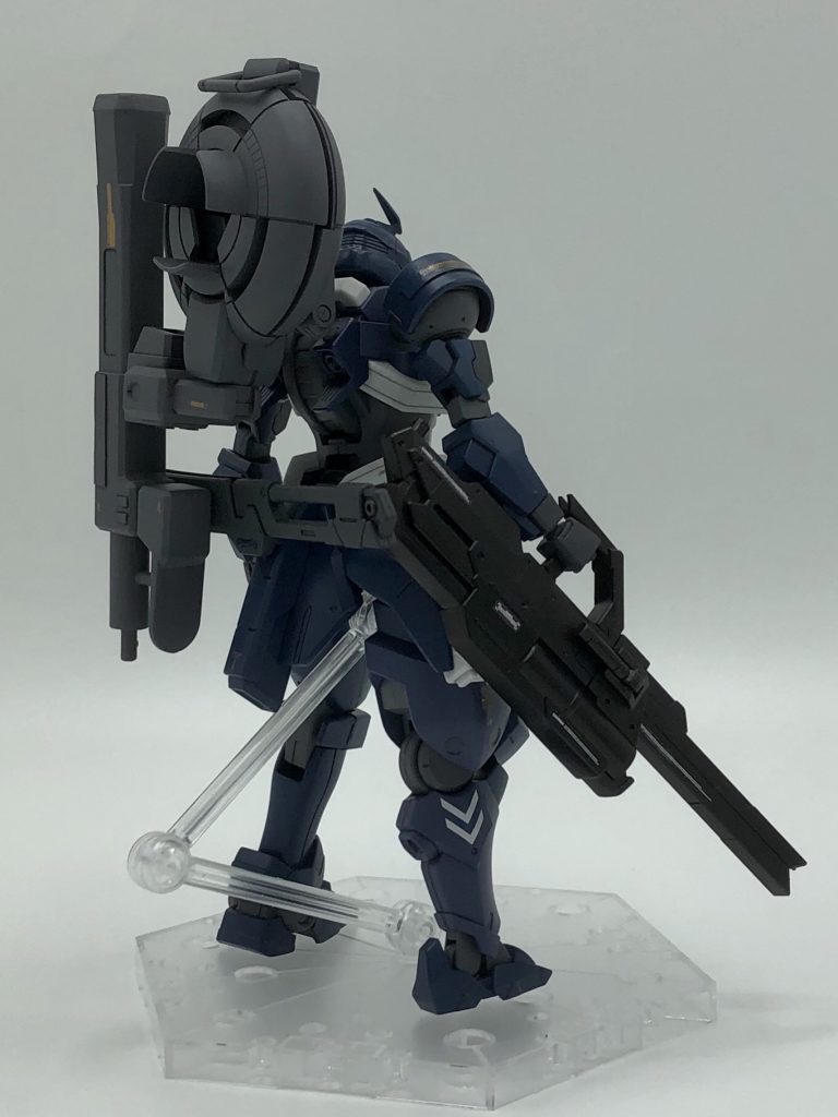 火星で発掘されたMAの技術を参考に、タービンズが開発したテイワズフレームの機体!長距離高火力での殲滅戦を想定した…という脳内設定です(✽´ཫ`✽)