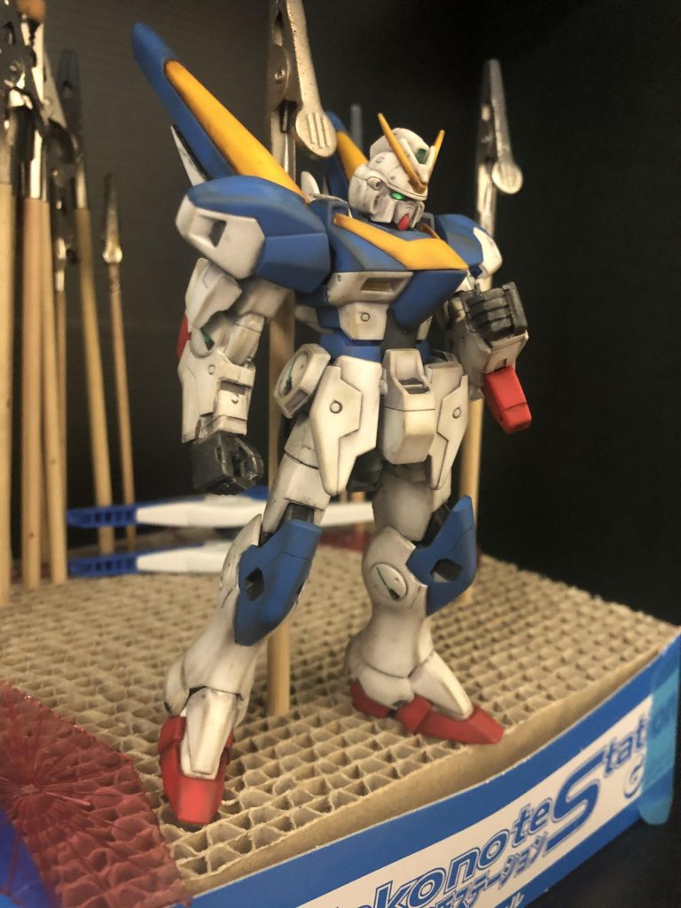 本体はお手軽成形色汚し仕上げです