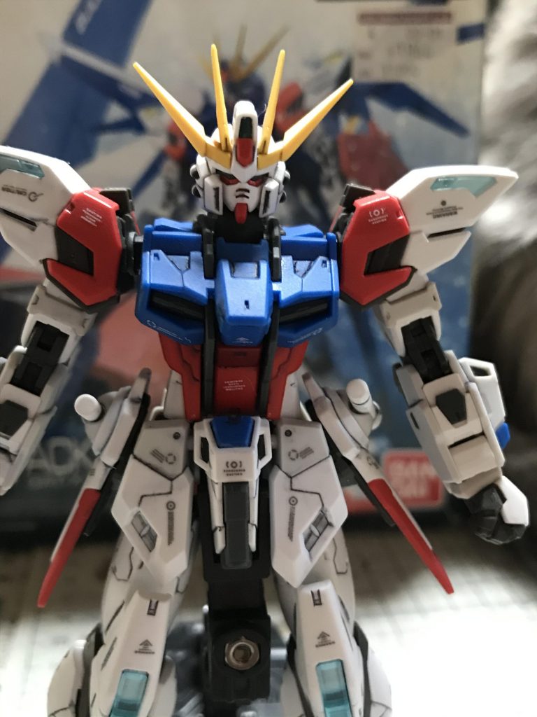 ガンプラ制作 初めて RGを 制作しました。今回は 初めて使用する 工具を 使いたくて サーフェイサー吹きとエアブラシ塗装は しませんでした。