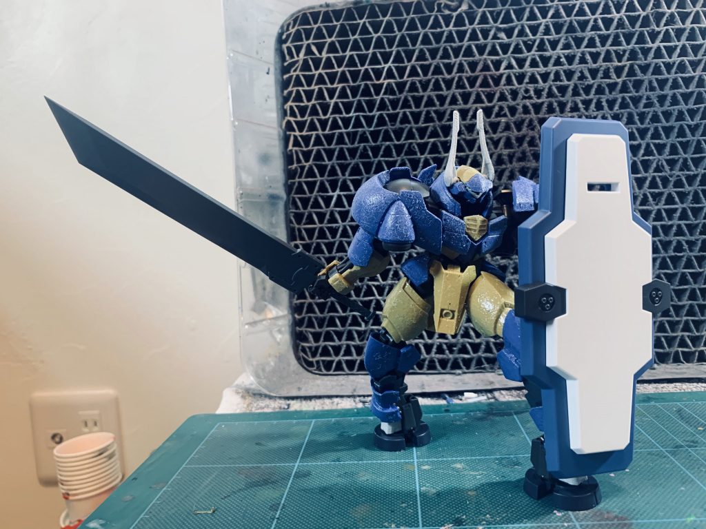 全体の感じを掴むため仮組みパテ鋳造はイメージと違うかったので、タミヤセメント鋳造でいきました