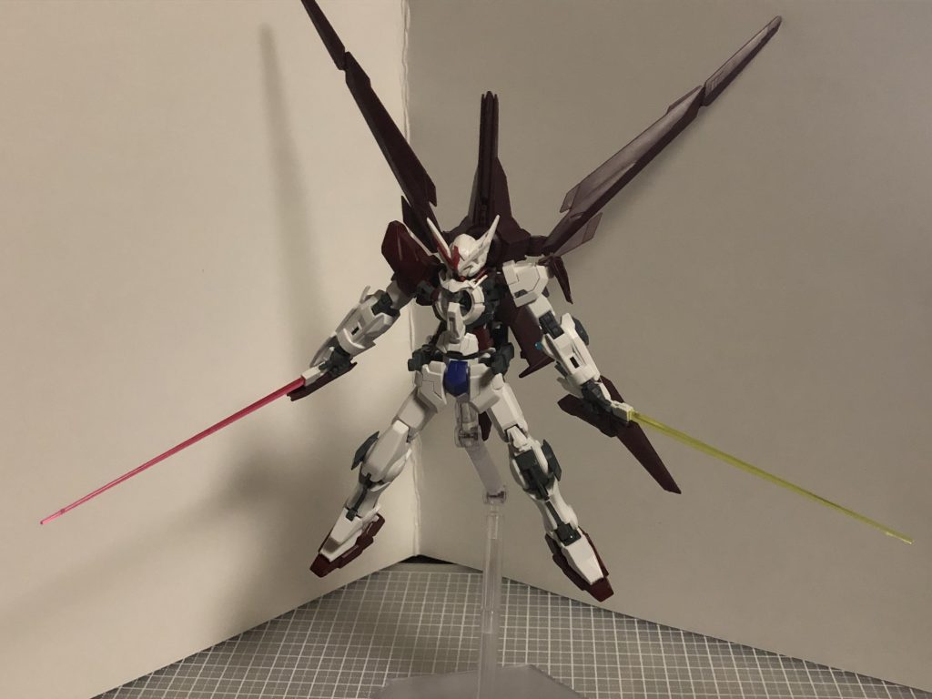 Xコネクト状態での干将と莫耶を装備したエリシアです。この2本はやっぱり二刀流が映えます。そしてこの2本を… 