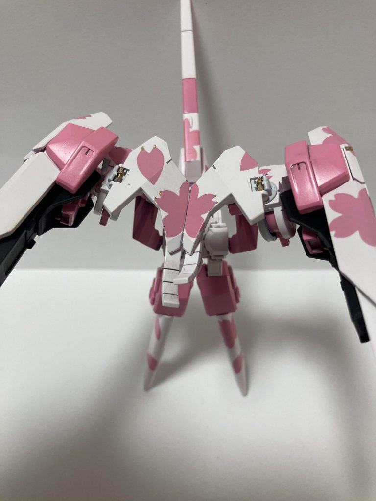 前装甲を繋げると桜になります!