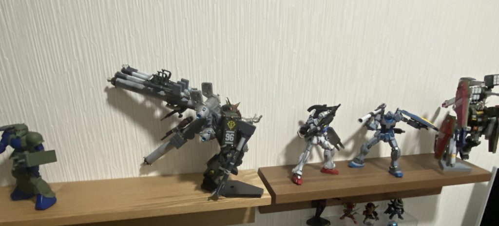 あとザクⅡを並べたい！