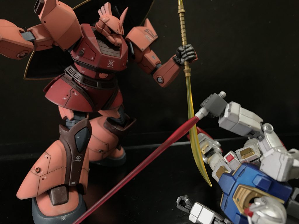 ビーム・ナギナタで突き回す。