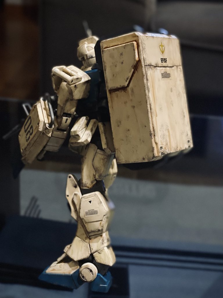 ウェザリングしていると、やめ時がわからなくて大袈裟になりがちですね。背中のコンテナがデカすぎ笑