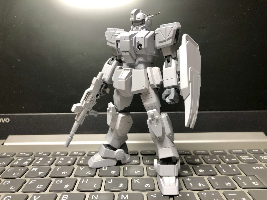 サフを吹いた状態です。この時点で勝利を確信しました。