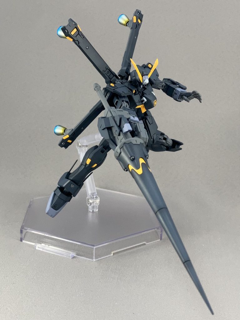 ショットランサーのバルカンや肩、コアファイターのビーム部は開口しました。