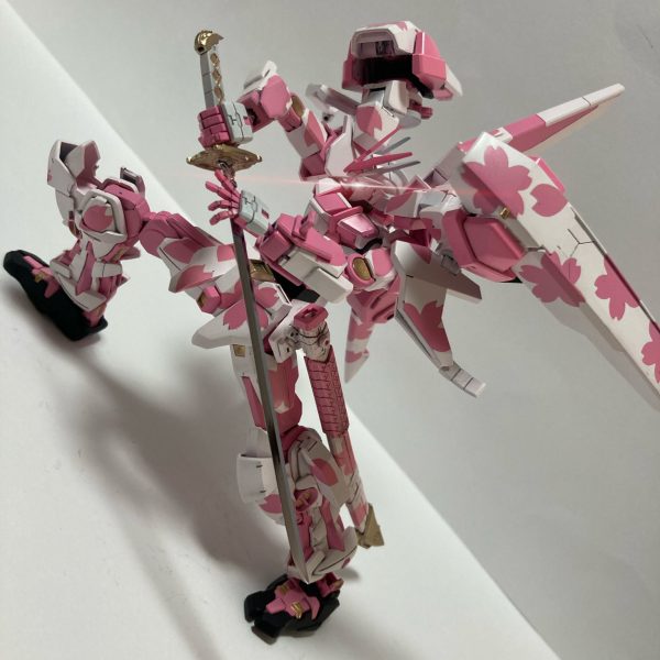 紅桜ガンプラ部 完成品のフォトブック  【質問、制作依頼はこちらにお願いします】 さくらガンダム】 いきまーす｜shinさんのガンプラ作品｜GUNSTA