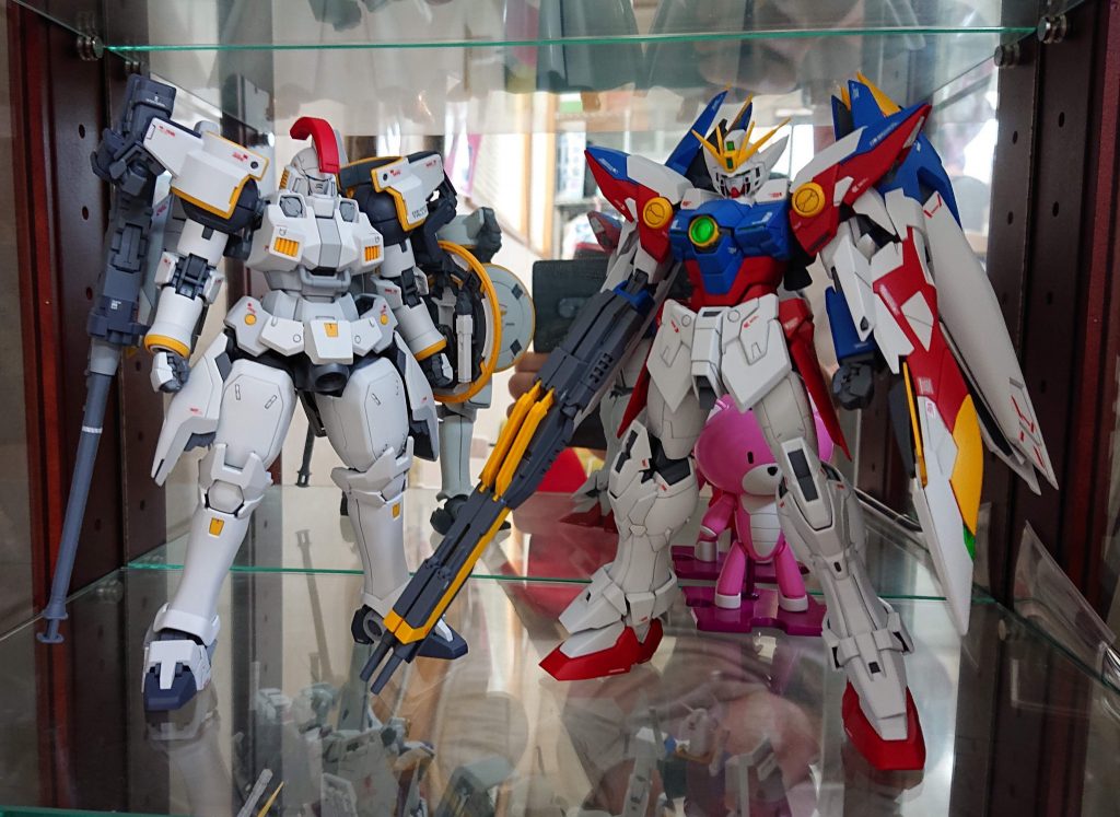 以前投稿したトールギスと。並べて飾りたかったのです！