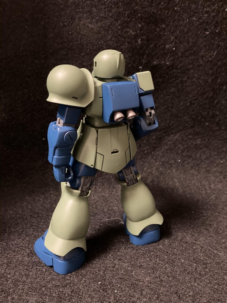 なので特に語ることなく悩むこと無く…肘の筋彫り右肩の塗り分けくらいが改造点ですかね( ˙꒳​˙  )