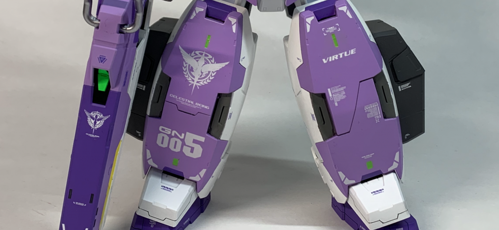 足のデカールがお気に入りです！