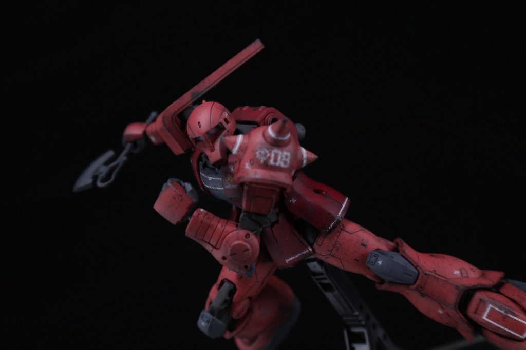 ヒートホーク構え。見本っぽく。