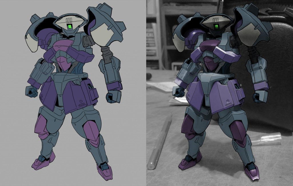 Color planning file (the white was swapped for a light blue later on)