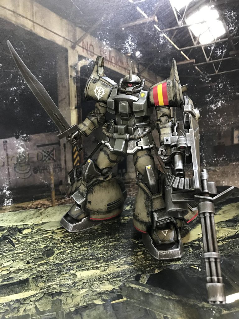 廃墟の背景が結構マッチしているなと^_^