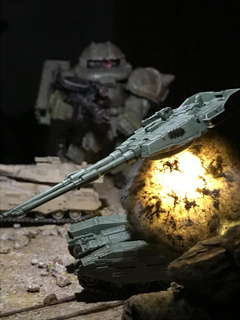 同じものを使って被弾エフェクトにも流用出来ます