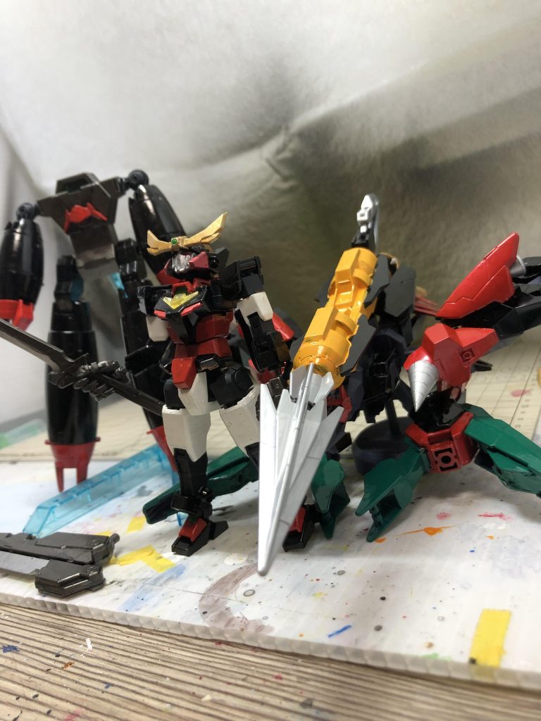 三体合体で某勇者シリーズのガオと三体のスリーでガオスリィーガンダム！