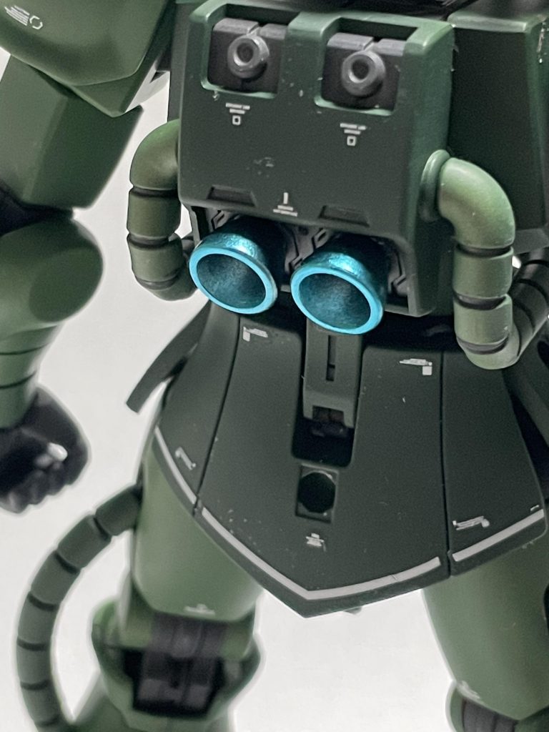 バーニヤは金属パーツを買えないのでそれ風に塗装で妥協