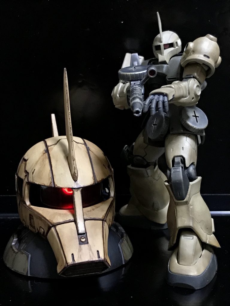 そしてこれも以前作った1/144トップ機とともに。良きかな!(^^)