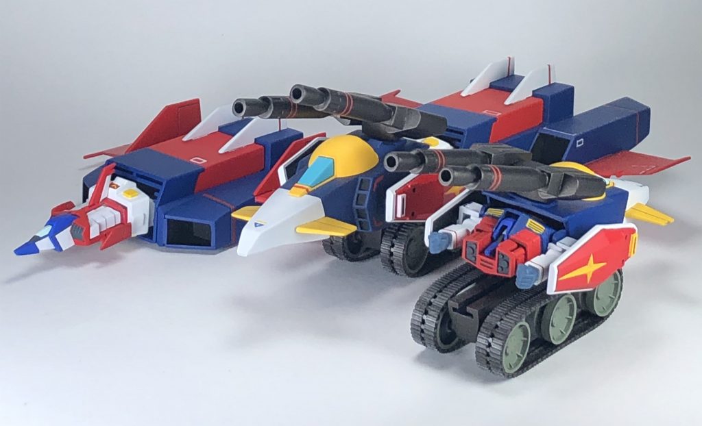 Gアーマーと一緒‼︎‼︎gファイターとガンダムを足したいところですがもうこのキット持ってないのでこれで完結‼︎