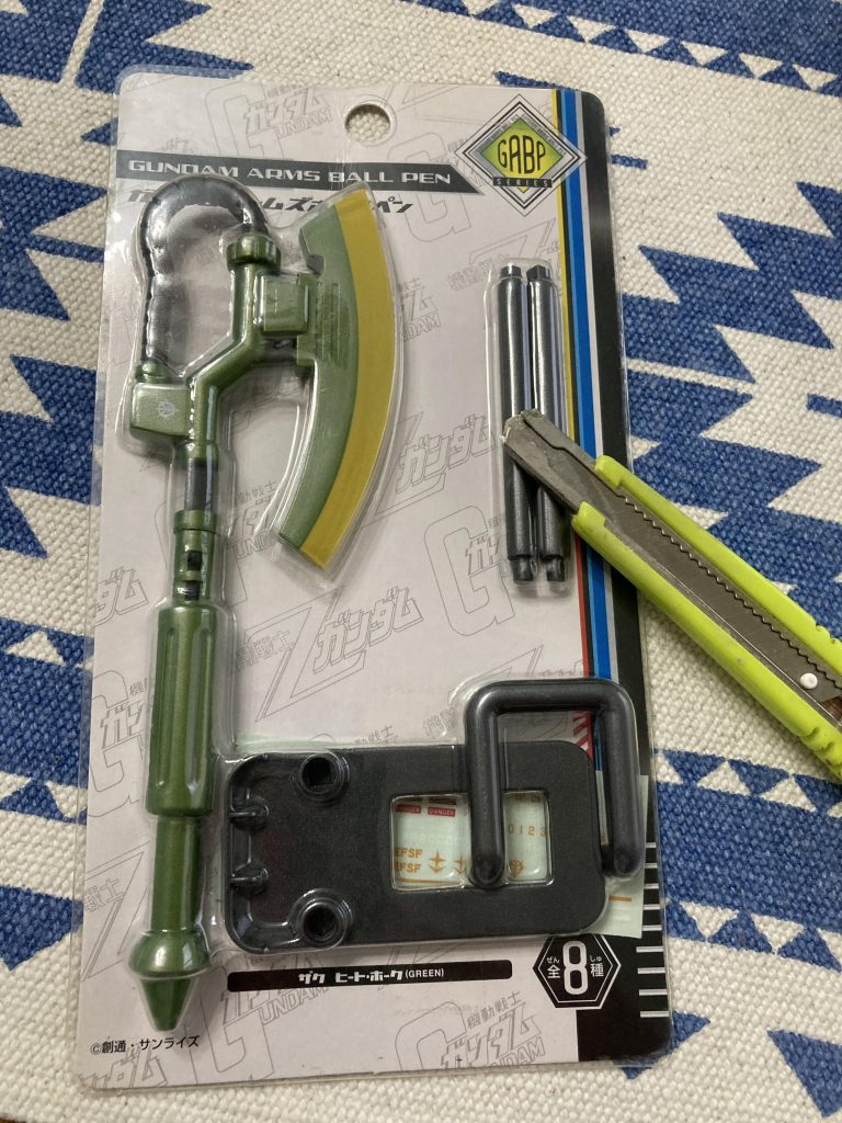 大きすぎるヒートホークは使っていなかったボールペンです。