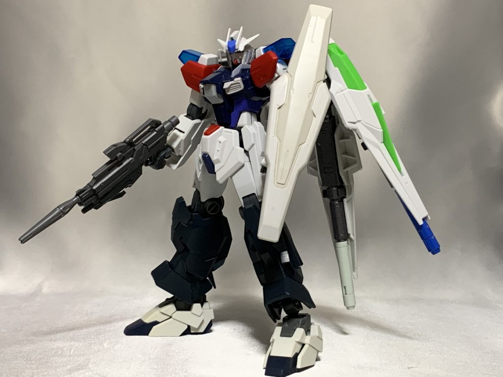 塗装前。この後もう少し調整しましたが、この状態ならなんのパーツを使ったか分かりやすいはず。