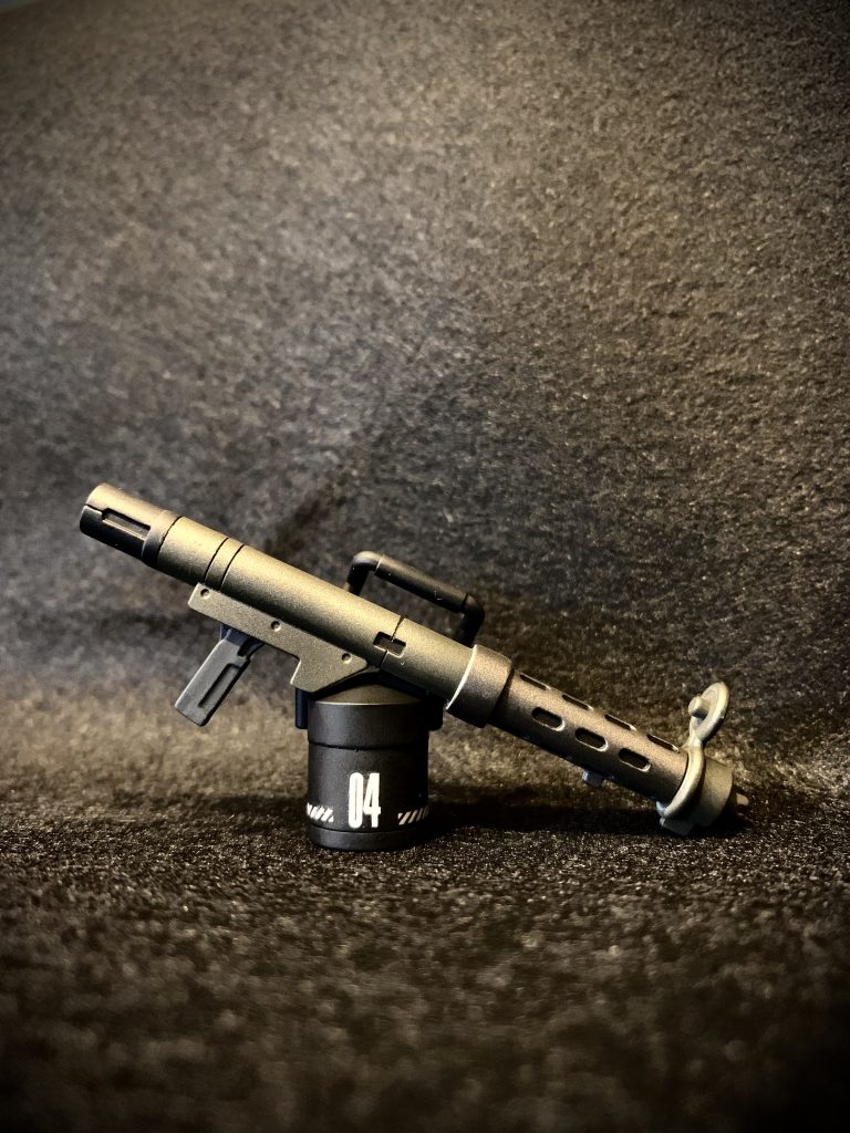 105mmライフルです。迷彩色を含め調色を多く行なったので余った塗料を用いて塗りました。