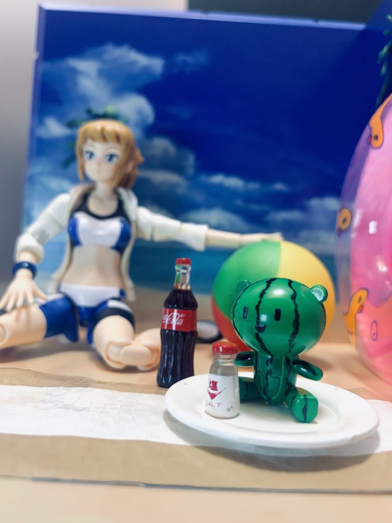 何気に・・・一番気に入ってるのはこのスイッガイです^_^スイカの縞模様が我ながらうまく引けたと思う^_^