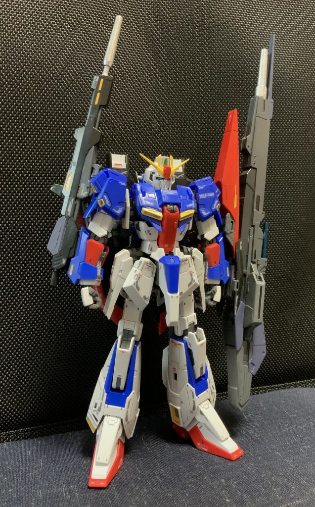 FXA-03M2 ハイパー・メガ・ランチャー装備型を再現してみました。TV版のカラー再現とはいかず、主にガンダムメカグレーとグレー、シャインシルバーにて部分塗装を実施。