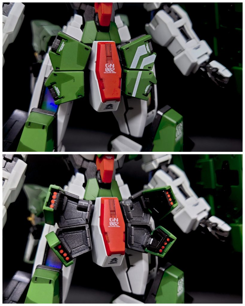 腰部GNミサイルは開口して1mm丸棒で別パーツ化