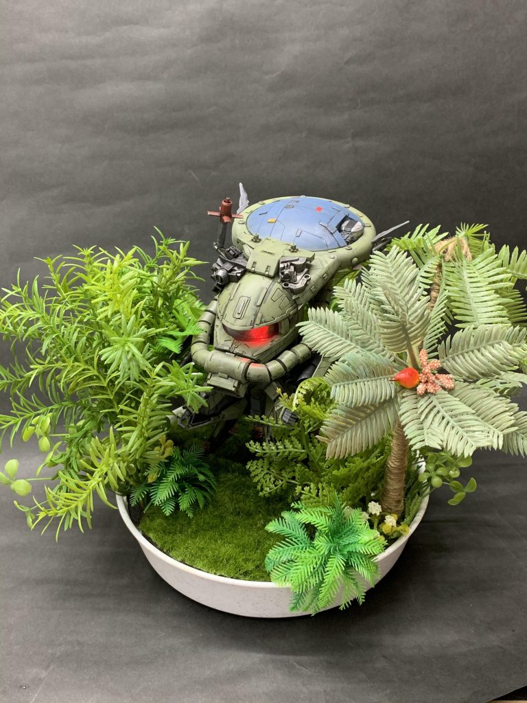 ジオラマは全て百均で揃えました！