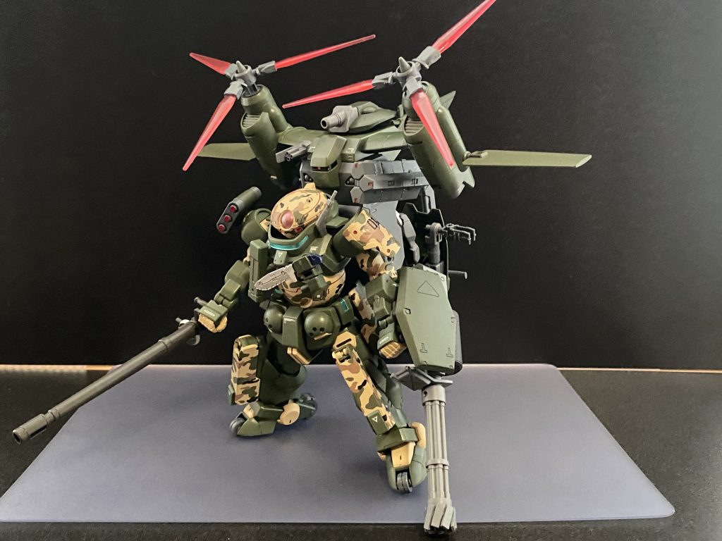 グリモアアドバンスにそれぞれのユニットを装着した状態。