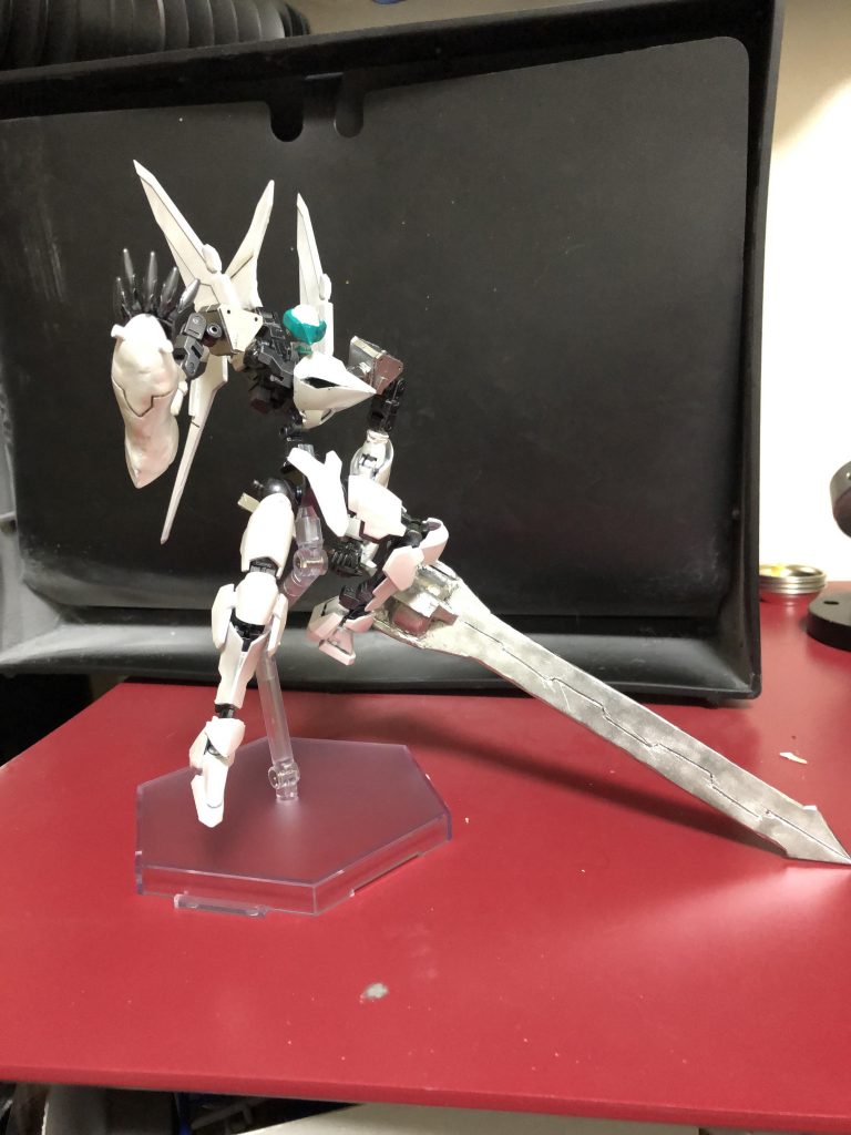 ルガーランスもスクラッチで作りましたが難しく、、、