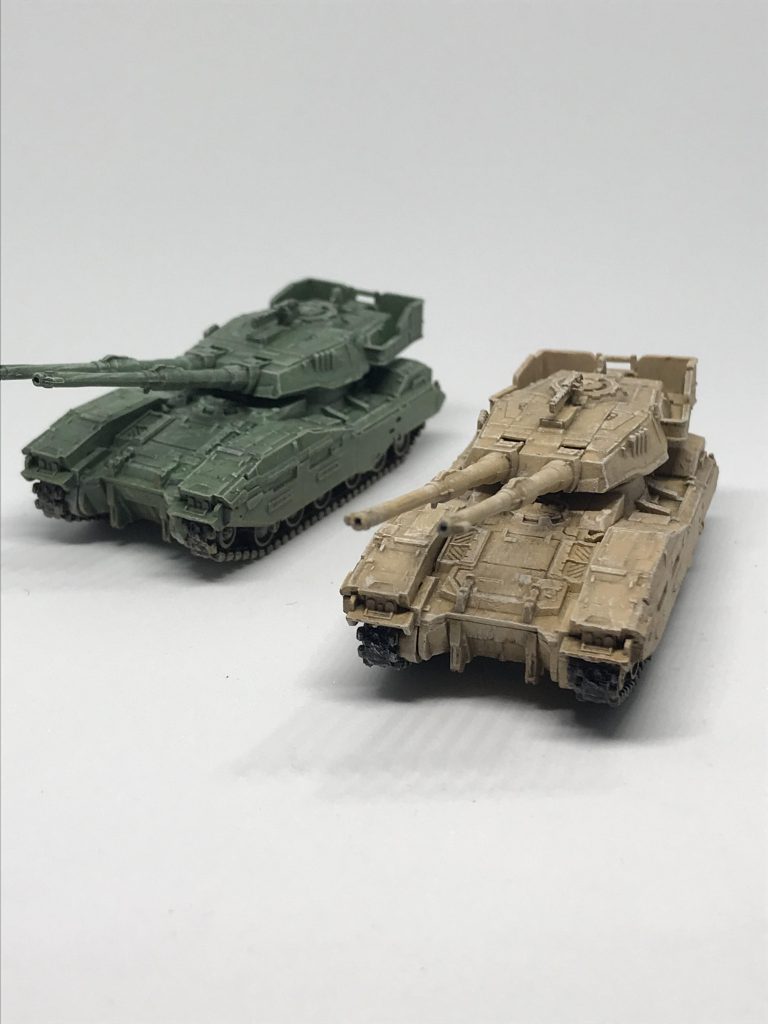 特に特別なことはせず、色を変えて墨入れとドライブラシしただけです