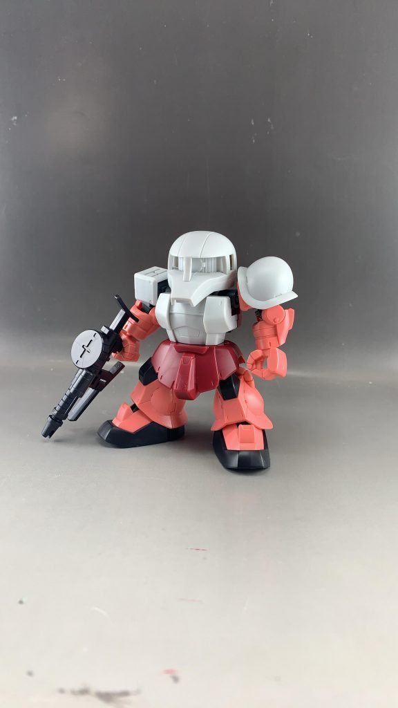 シルエットブースター２を使って旧ザクを始めたところです。