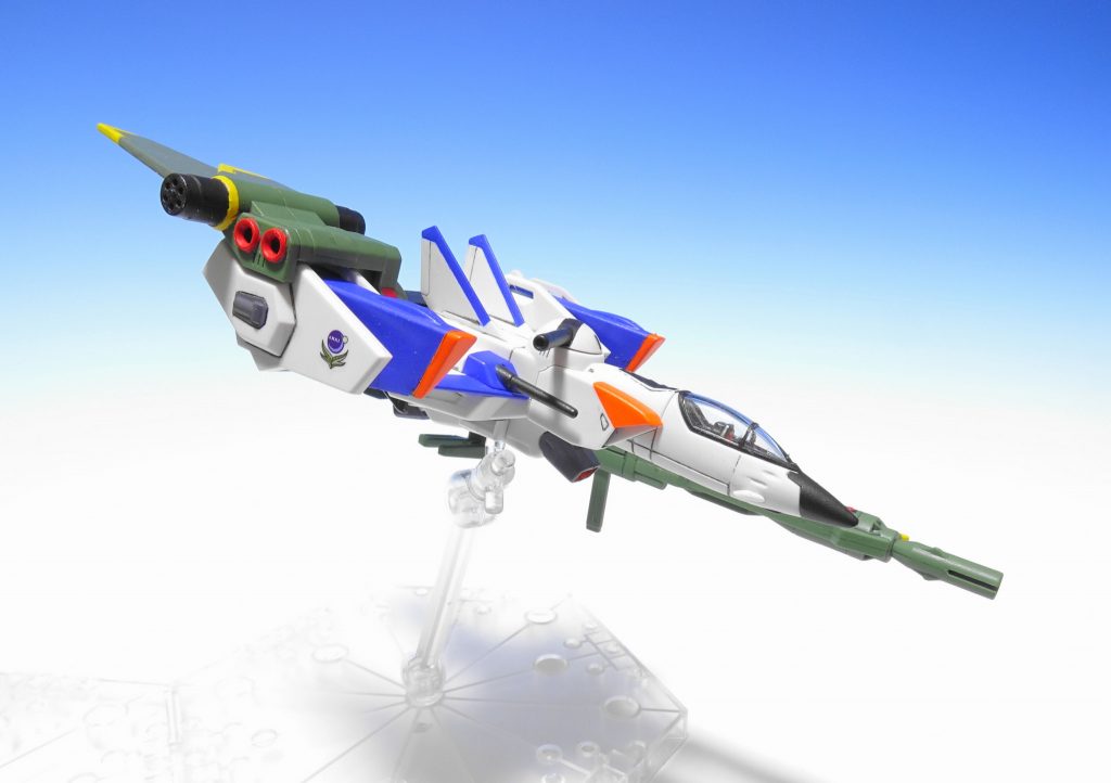 ランチャー装備個人的に一番活躍したと思ってる組み合わせ。マスキングでキャノピーの塗り分けがキマってます。