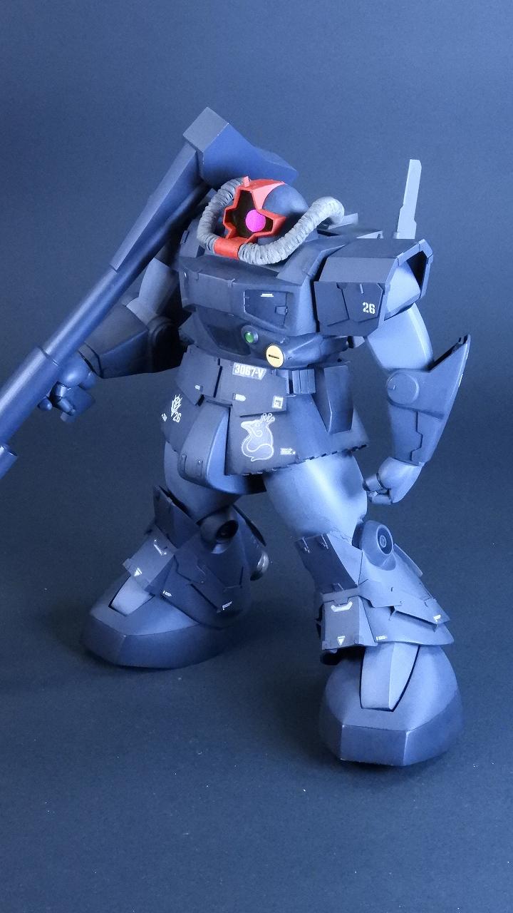 ガンプラ 完成品 旧キット 1/100 プロトタイプドム ドム MSV 電飾 改造 