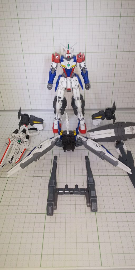 装備パーツをパージしてみた感じで１枚G-UNITの機体設定である、リニアロックシステムを活かして組み換えパーツをもっと作ってみたいですね