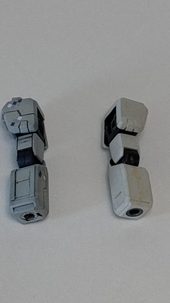 ﾉｰﾏﾙと比較前腕で1㎜延長